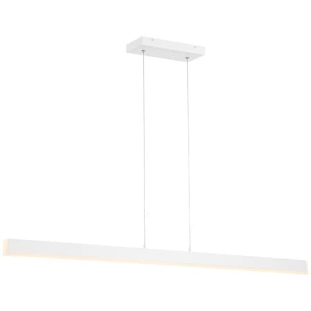 Access Lighting Illume, Dual Voltage LED Pendant, Matte White Finish, Acrylic Lens Acrylic 63155LEDD-MWH/ACR